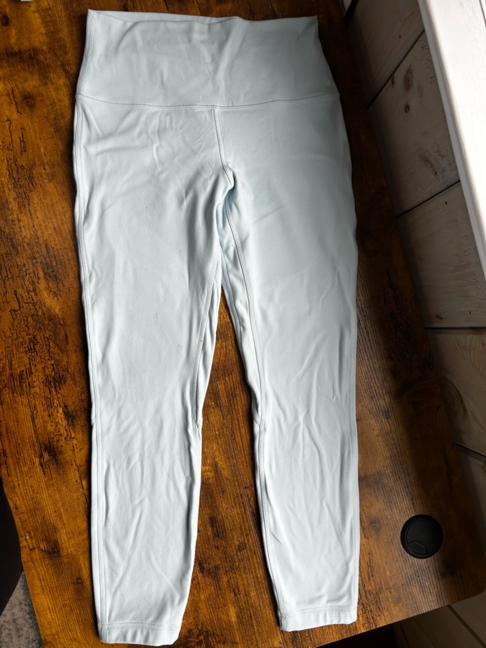 lululemon athletica womens High-Waist Leggings — Pale Blue